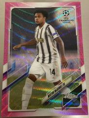 Weston McKennie [Pink] Soccer Cards 2020 Topps Chrome UEFA Champions League Prices