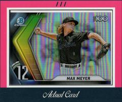 Max Meyer #BTP-12 Baseball Cards 2022 Bowman Scouts' Top 100 Prices