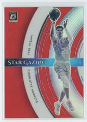 LaMelo Ball [Red] Basketball Cards 2021 Panini Donruss Optic Star Gazing Prices