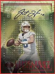Justin Herbert [Red] #LS-JH Football Cards 2022 Panini Illusions Limelight Signatures Prices
