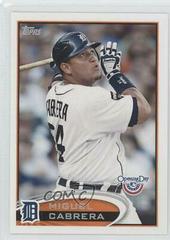 Miguel Cabrera #55 Baseball Cards 2012 Topps Opening Day Prices