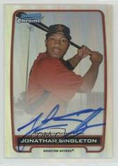 Jonathan Singleton [Autograph Refractor] Baseball Cards 2012 Bowman Chrome Prospects Prices