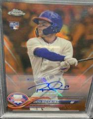 Rhys Hoskins [Orange Refractor] Baseball Cards 2018 Topps Chrome Update Autographs Prices