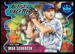 Max Scherzer [Blue] #AP-2 Baseball Cards 2022 Panini Diamond Kings Artist's Palette Prices
