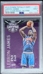 LeBron James [Dribbling Platinum Gold] #11 Basketball Cards 2014 Panini Totally Certified Prices