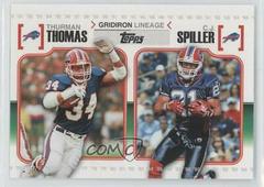 C.J. Spiller, Thurman Thomas Football Cards 2010 Topps Gridiron Lineage Prices