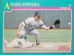 Alvaro Espinoza #127 Baseball Cards 1991 Score Prices