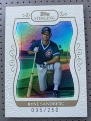 Ryne Sandberg #245 Baseball Cards 2008 Topps Sterling Prices