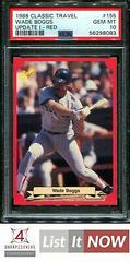 Wade Boggs [Red] Baseball Cards 1988 Classic Travel Update I Prices