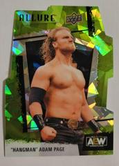 Hangman Adam Page [Green Rainbow] #106 Wrestling Cards 2022 Upper Deck Allure AEW Prices