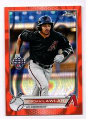 Jordan Lawlar [Orange Lava Refractor] Baseball Cards 2022 Topps Pro Debut Chrome Prices