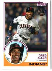 Greg Allen Baseball Cards 2018 Topps 1983 Baseball Rookies Prices