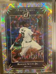 Ronald Acuna Jr. [Holo Pink] Baseball Cards 2019 Panini Donruss Elite Series Prices