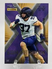 Aidan Hutchinson [Gold Purple] Football Cards 2022 Wild Card Matte X Plode Prices