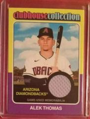 Alek Thomas [Patch] #CCR-AT Baseball Cards 2024 Topps Heritage Clubhouse Collection Relic Prices