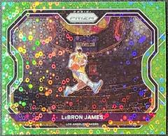 LeBron James [Fast Break Neon Green Prizm] Basketball Cards 2020 Panini Prizm Prices