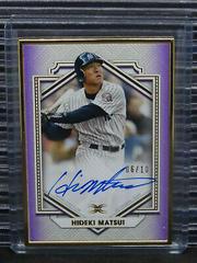 Hideki Matsui [Purple] Baseball Cards 2022 Topps Definitive Framed Autograph Collection Prices