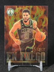 Jayson Tatum [Silver] #6 Basketball Cards 2022 Panini Select En Fuego Prices