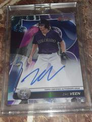Zac Veen [Blue Refractor] #ZV Baseball Cards 2020 Bowman's Best of 2020 Autographs Prices