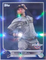 Blake Snell [Blue Foil] #216 Baseball Cards 2022 Topps Opening Day Prices
