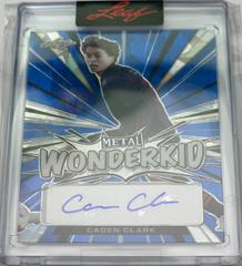 Caden Clark [Blue Crystal] Soccer Cards 2022 Leaf Metal Wonderkid Autographs Prices