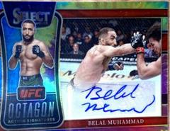 Belal Muhammad [Tie Dye] Ufc Cards 2022 Panini Select UFC Octagon Action Signatures Prices