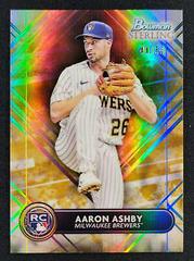 Aaron Ashby [Gold] #BSR-28 Baseball Cards 2022 Bowman Sterling Prices