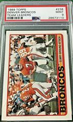 Denver Broncos [Team Leaders] Football Cards 1989 Topps Prices
