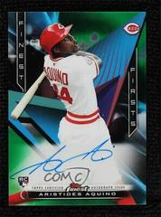 Aristides Aquino [Green Wave Refractor] #FFA-AA Baseball Cards 2020 Topps Finest Firsts Autographs Prices