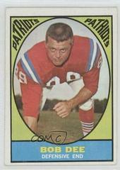 Bob Dee #14 Football Cards 1967 Topps Prices