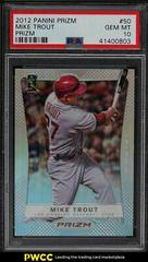 Mike Trout [Prizm] Baseball Cards 2012 Panini Prizm Prices