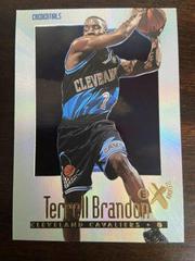 Terrell Brandon [Credentials] #12 Basketball Cards 1996 Skybox E-X2000 Prices