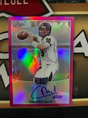 Cooper Rush [Pink Prismatic] Football Cards 2017 Leaf Metal Draft Autographs Prices