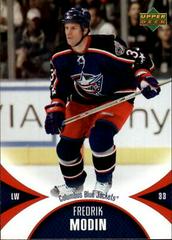 Fredrik Modin #28 Hockey Cards 2006 Upper Deck Mini Jersey Collection Prices