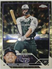 Randal Grichuk [Padparadscha] #110 Baseball Cards 2023 Topps Chrome Sapphire Prices