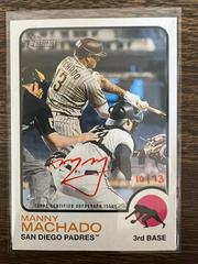 Manny Machado [Special Edition Red Ink] #ROA-MM Baseball Cards 2022 Topps Heritage Real One Autographs Prices