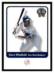 Dave Winfield #12 Baseball Cards 2001 Fleer Greats Prices