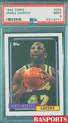 James Worthy #255 Basketball Cards 1992 Topps Prices