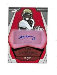 A. T. Perry [Red] #PKA-ATP Football Cards 2023 Sage Peak Performance Autographs Prices