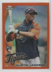 Austin Jackson [Refractor] Baseball Cards 2010 Topps Chrome Prices