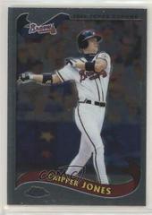 Chipper Jones #410 Baseball Cards 2002 Topps Chrome Prices