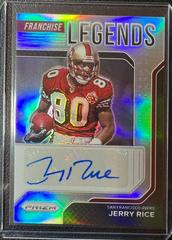 Jerry Rice Football Cards 2021 Panini Prizm Franchise Legends Signatures Prices