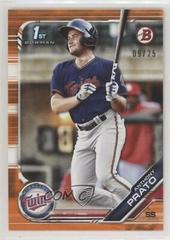 Anthony Prato [Orange] #BD-101 Baseball Cards 2019 Bowman Draft Prices