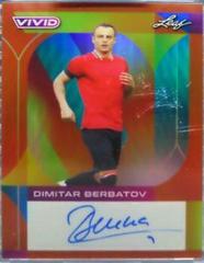 Dimitar Berbatov [Orange] Soccer Cards 2022 Leaf Vivid Autographs Prices