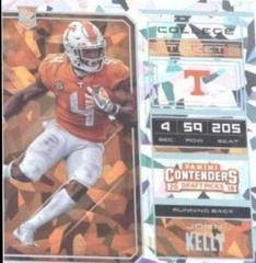 John Kelly [Cracked Ice Autograph] #126 Football Cards 2018 Panini Contenders Draft Picks Prices