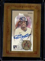 Christopher Morel #MA-CM Baseball Cards 2023 Topps Allen & Ginter Mini Framed Autographs Prices