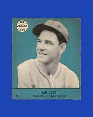 Mel Ott #33 Baseball Cards 1941 Goudey Prices