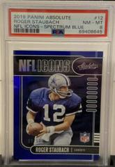 Roger Staubach [Spectrum Blue] #12 Football Cards 2019 Panini Absolute NFL Icons Prices