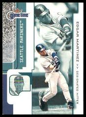 Edgar Martinez Baseball Cards 2001 Fleer Game Time Prices