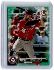 Bryce Harper [Green] #3 Baseball Cards 2017 Bowman Prices